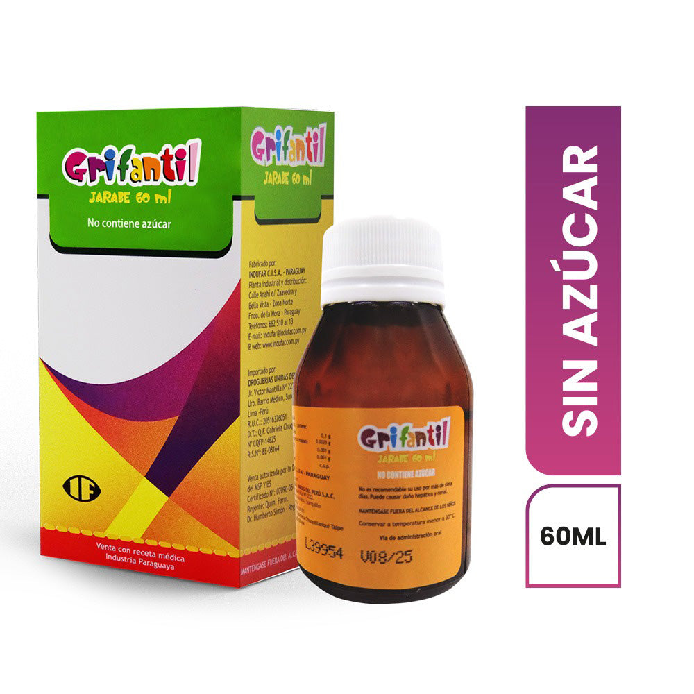 GRIFANTIL JARABA FRASCO X 60ML