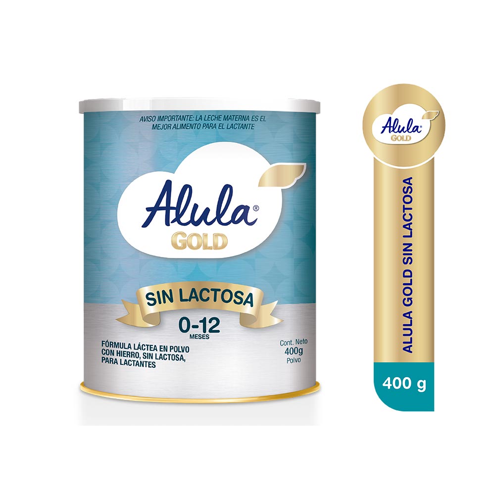 ALULA GOLD SIN LACTOSA X LATA 400GR