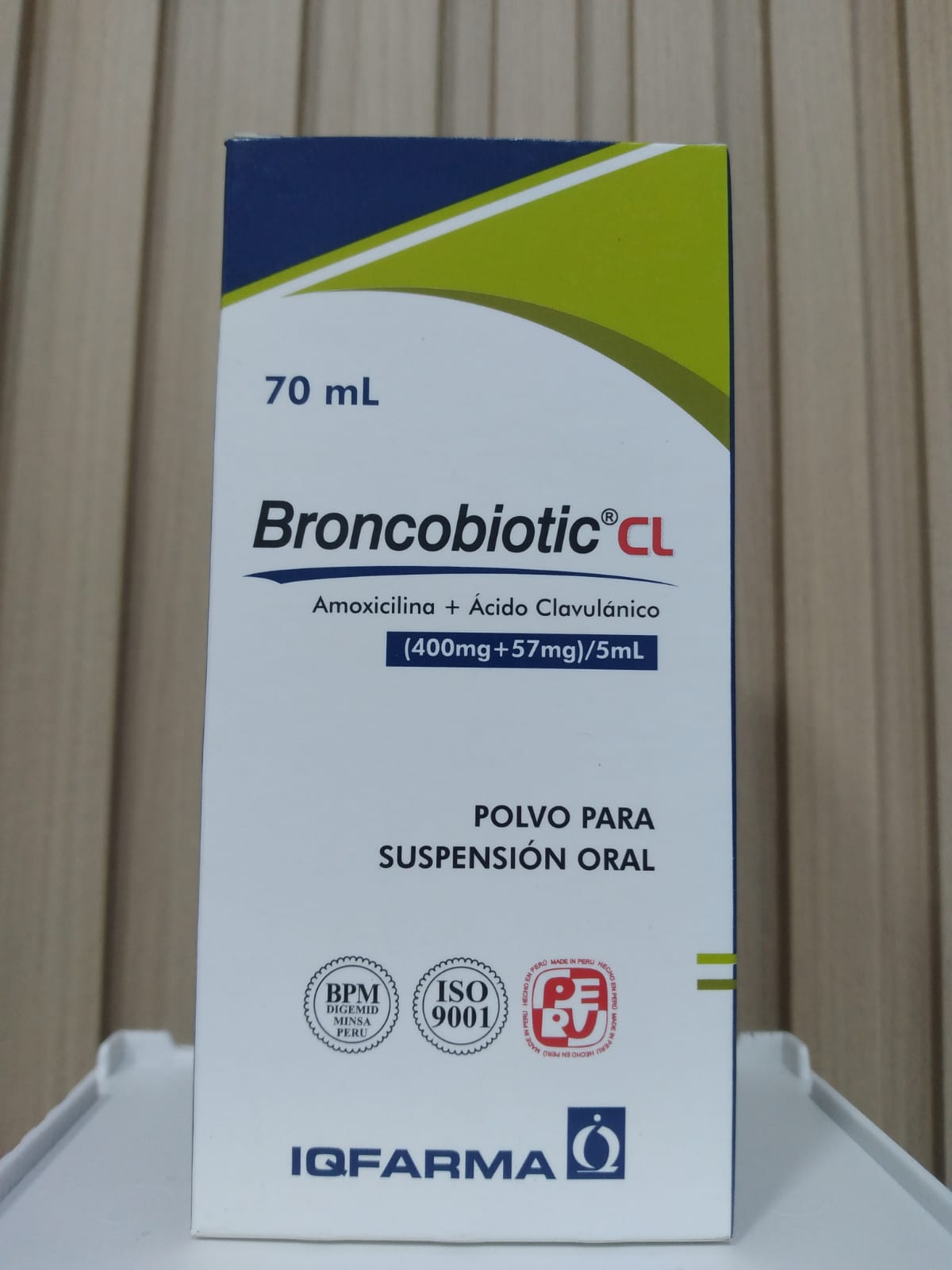 BRONCOBIOTIC CL (400MG+57MG)/5ML POLVO PARA SUSP. ORAL FRASCO X 70ML