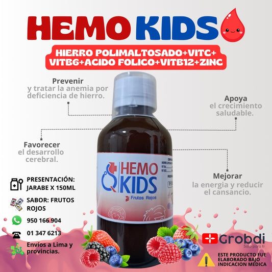 HEMOKIDS JARABE FRASCO X 150ML