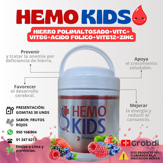 HEMOKIDS GOMITAS FRASCO X 30 UNIDADES