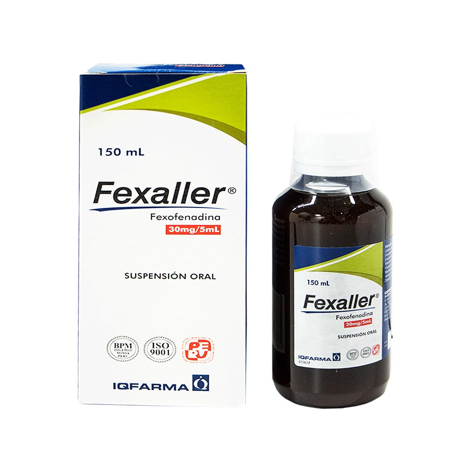 FEXALLER (FEXOFENADINA) 30MG/5ML FRASCO X 150ML