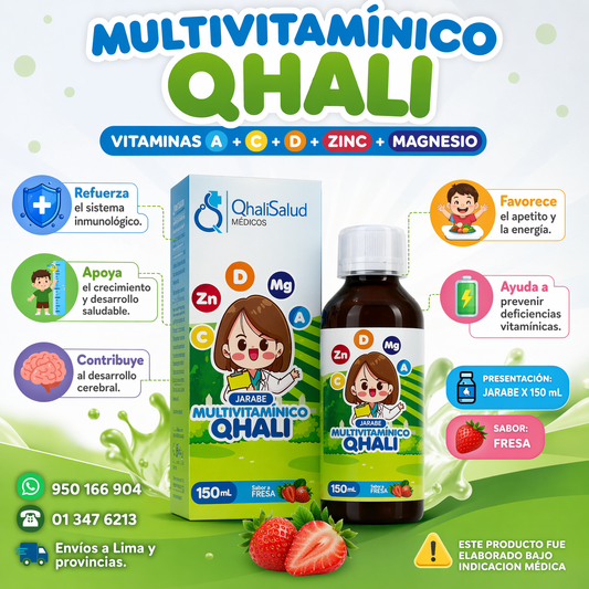MULTIVITAMINICO QHALI JARABE FRASCO X 150ML