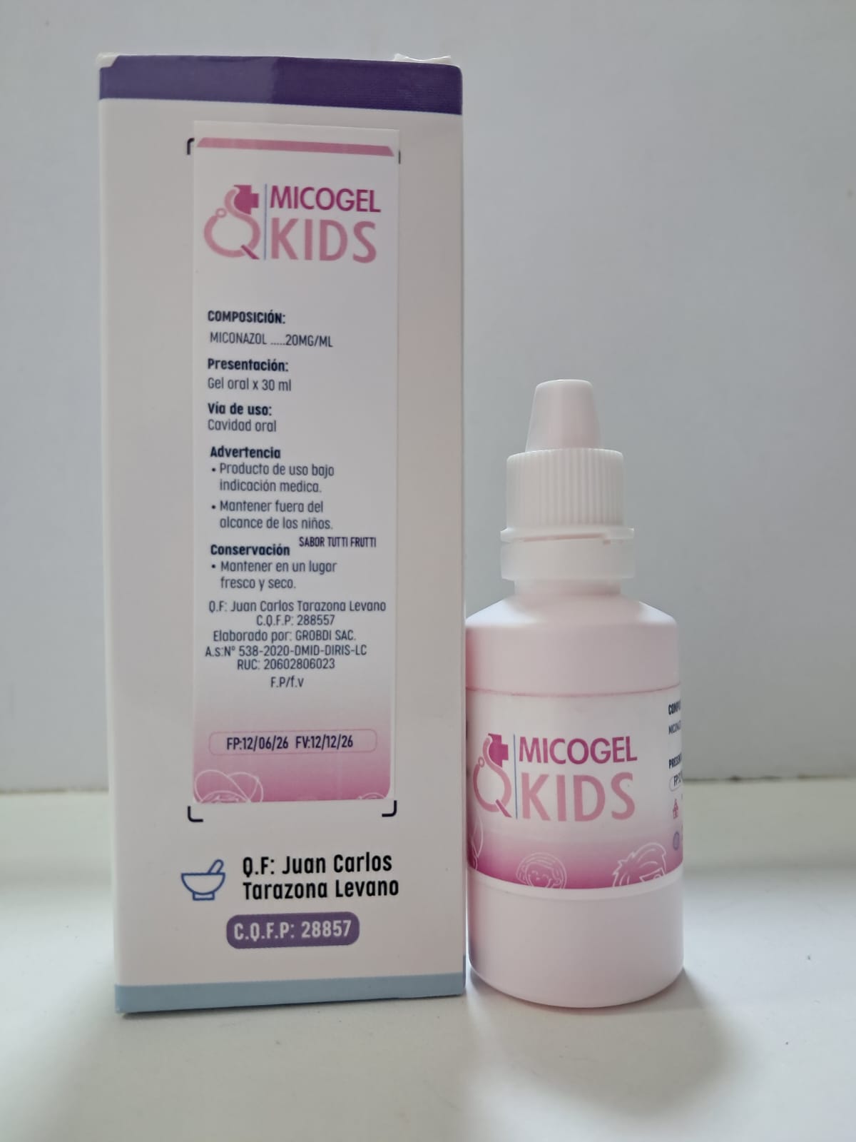 MICONAZOL 2% gel oral