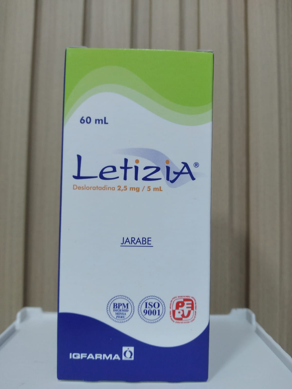 LETIZIA 2.5MG/5ML JARABE FRASCO X 60ML