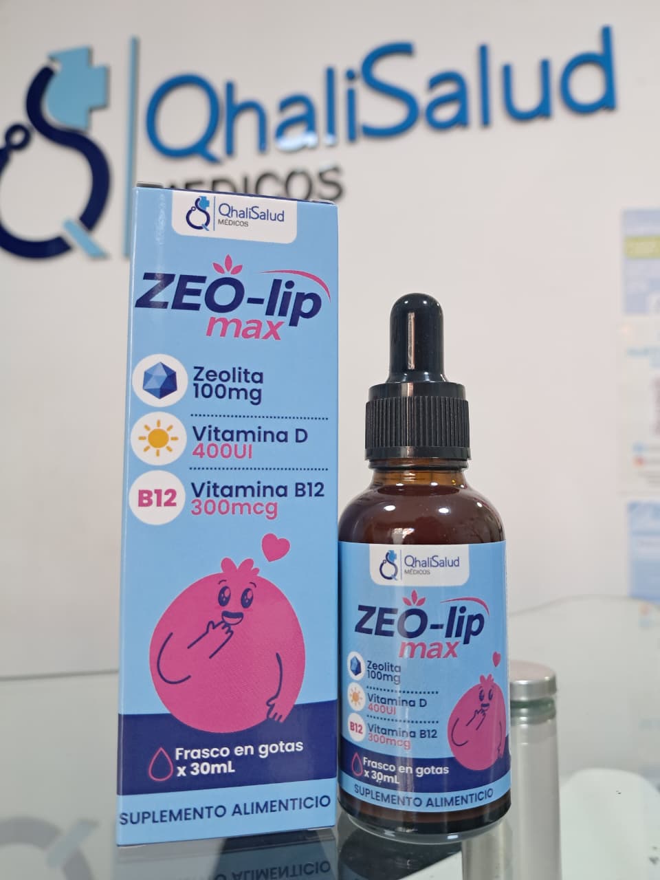 ZEO-LIP MAX FRASCO X 30ML SABOR A FRESA